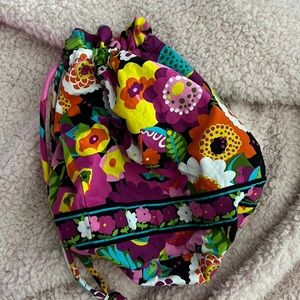 Vera Bradley Ditty Bag Plastic Liner Gym Beach Swim Bag